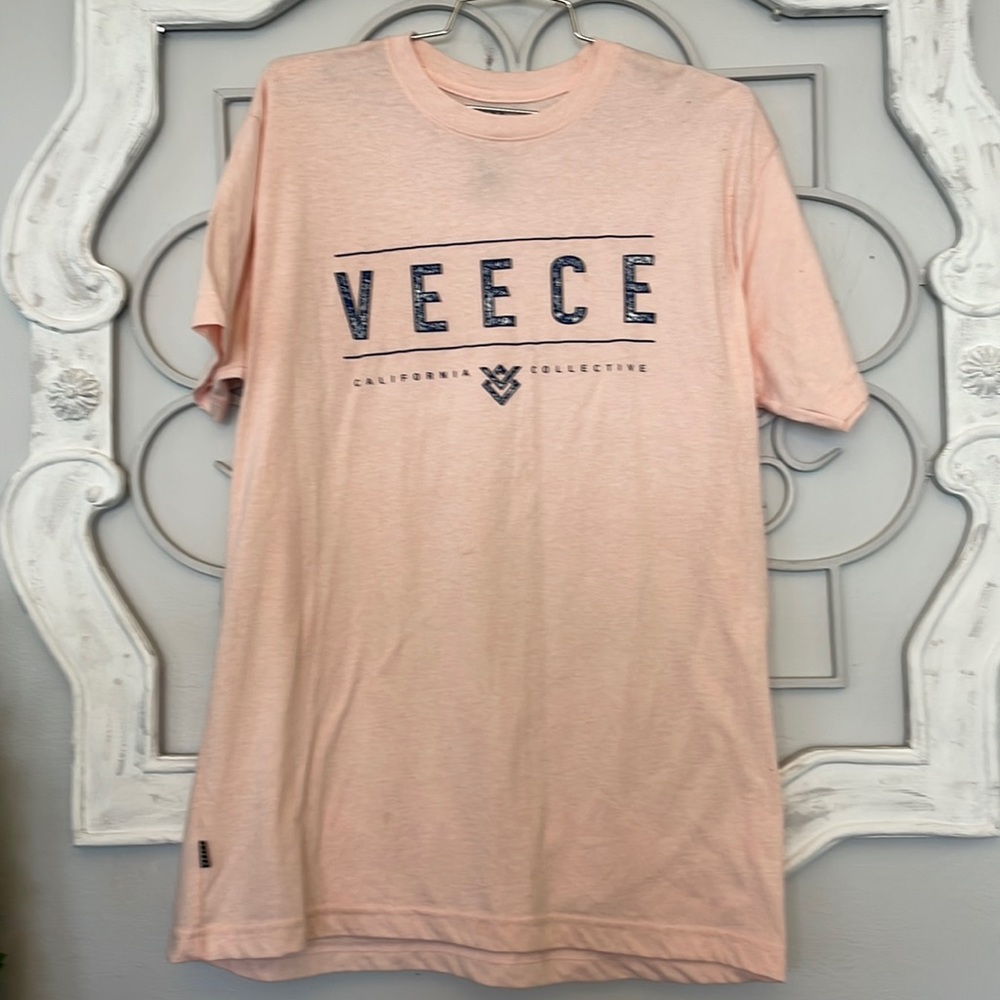Veece California Collective Peachy/Pink Large T-Shirt Unisex